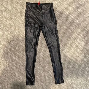 Spanx faux leather leggings